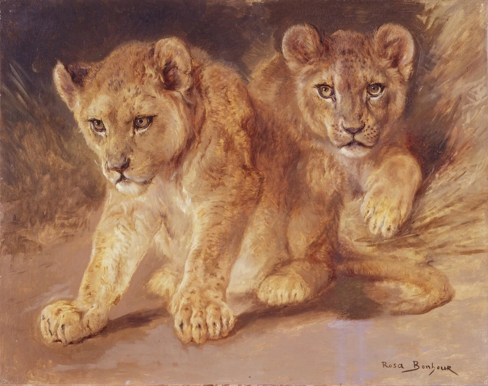 Lionceaux - Rosa Bonheur - Alpha Reproduction
