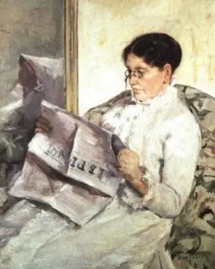 Le Figaro'yu Oku - Mary Cassatt