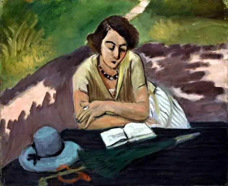 Şemsiye Altında Okuyucu - Henri Matisse