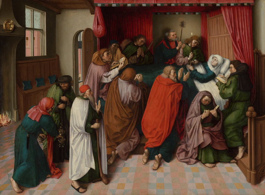 Le lit de mort de Marie - Meester van de Amsterdamse Dood van Maria