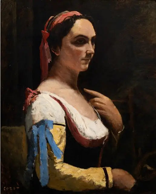İtalyan - Jean-Baptiste Camille Corot