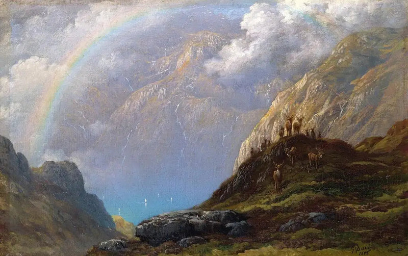 Loch Carron, İskoçya - Gustave Doré