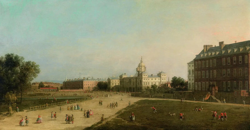 Londra: St James's Park'tan Yeni At Muhafızları - Canaletto