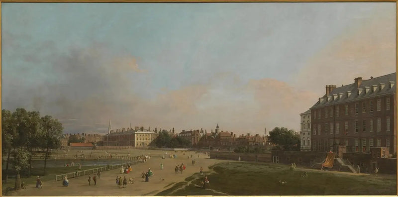 Londra: St James's Park'tan Eski Atlı Muhafızlar - Canaletto