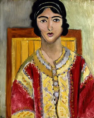 Kırmızı Ceketli Lorette - Henri Matisse