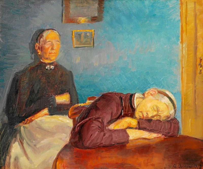 Günün işi tamamlandığında - Anna Ancher