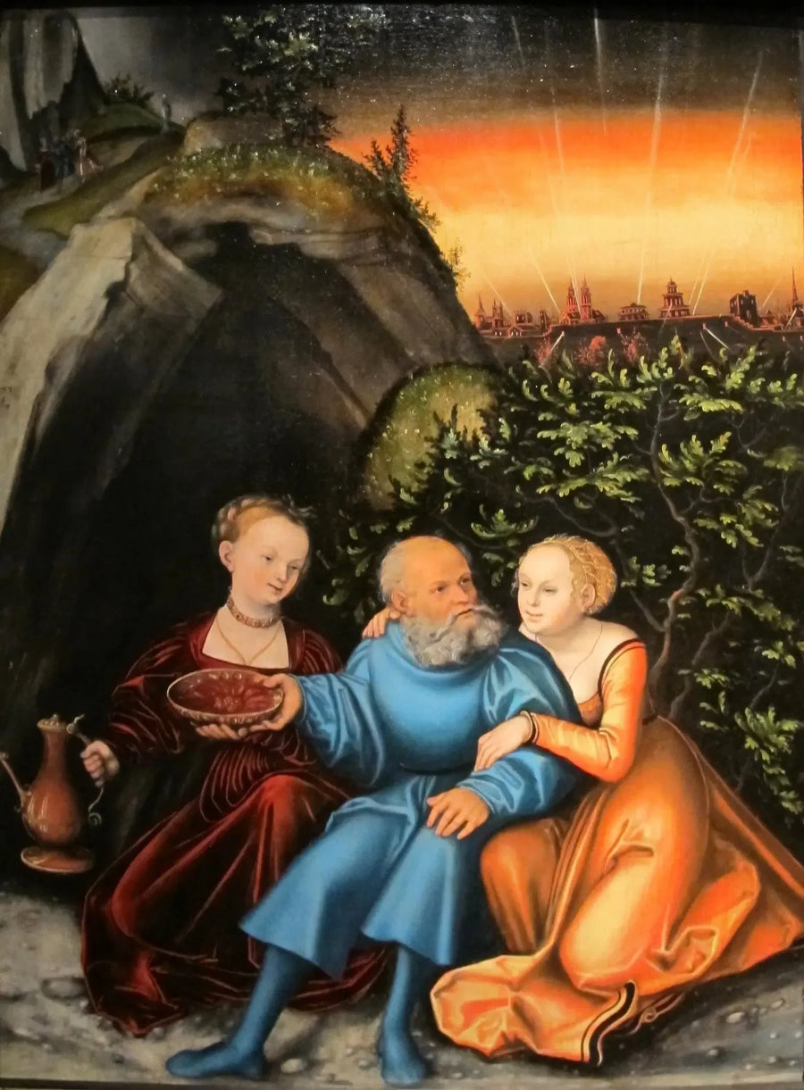 Lot ve Kızları - Lucas Cranach the Elder