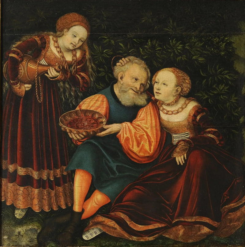 Lot ve Kızları - Lucas Cranach the Elder