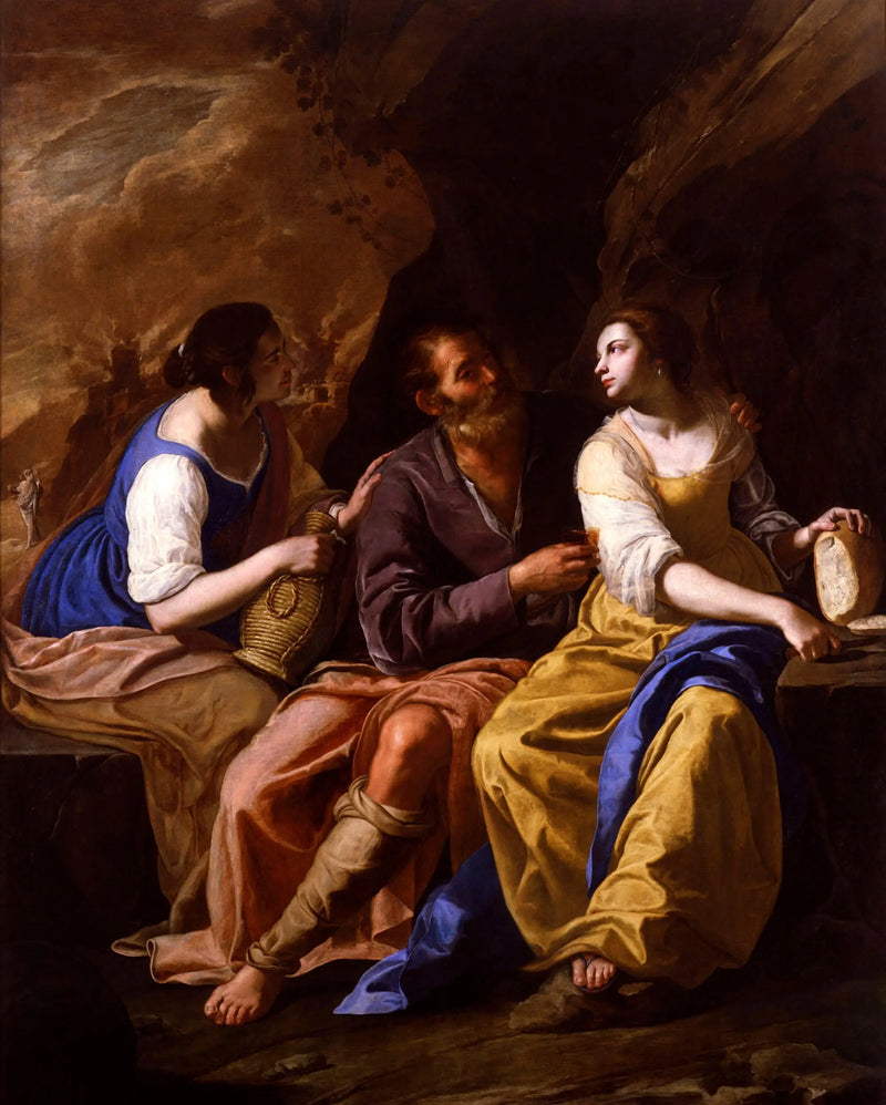 Loth ve Kızları - Artemisia Gentileschi