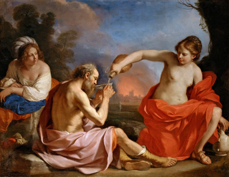 Loth ve Kızları - Guercino