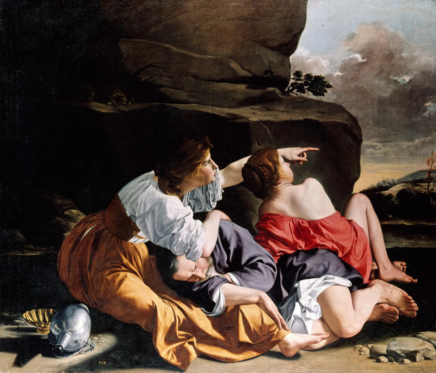 Loth ve Kızları. - Orazio Gentileschi