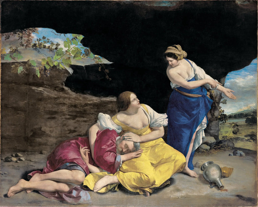 Loth ve Kızları - Orazio Gentileschi
