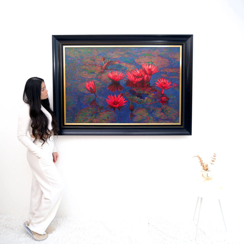 Pembe Lotus | 80x120 cm
