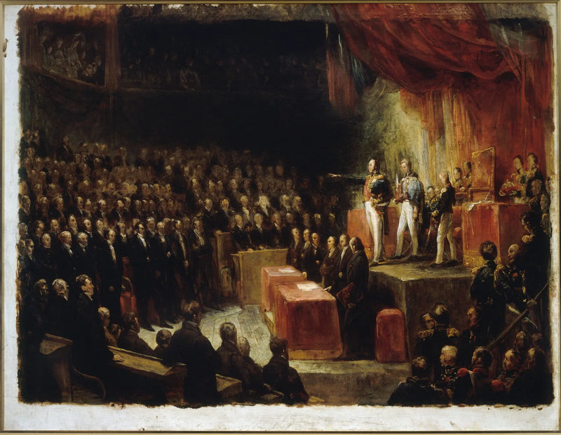 Louis-Philippe Meclis Önünde Yemin Ediyor, 9 Ağustos 1830 - Ary Scheffer