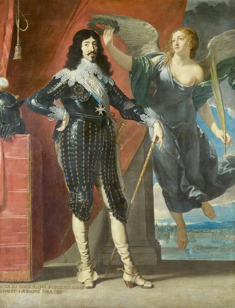 Louis XIII Zaferle Taçlandırılmış - Philippe de Champaigne