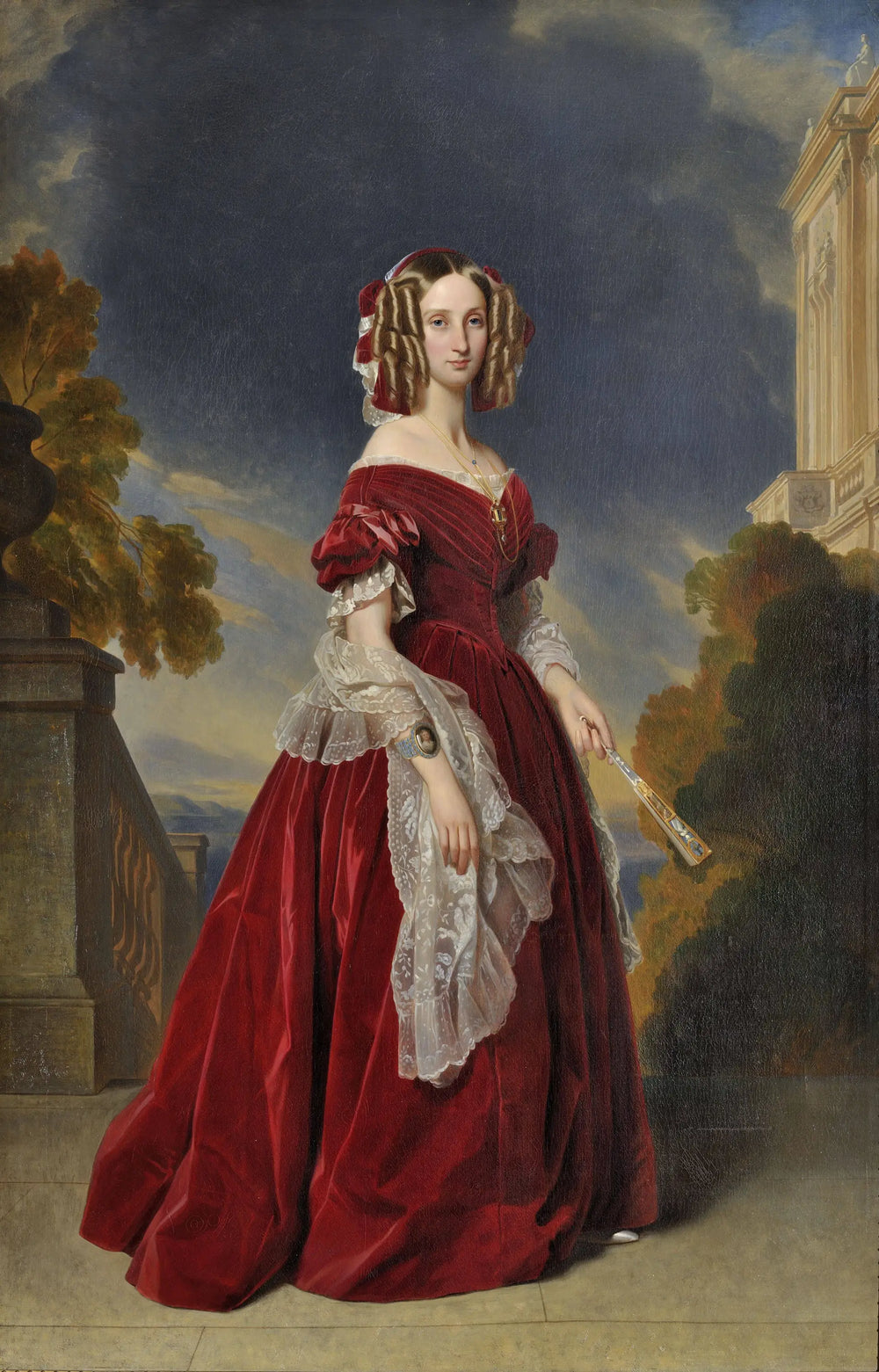 Louise d’Orléans reine des Belges (1812-1850) - Franz Xaver Winterhalter - Alpha Reproduction