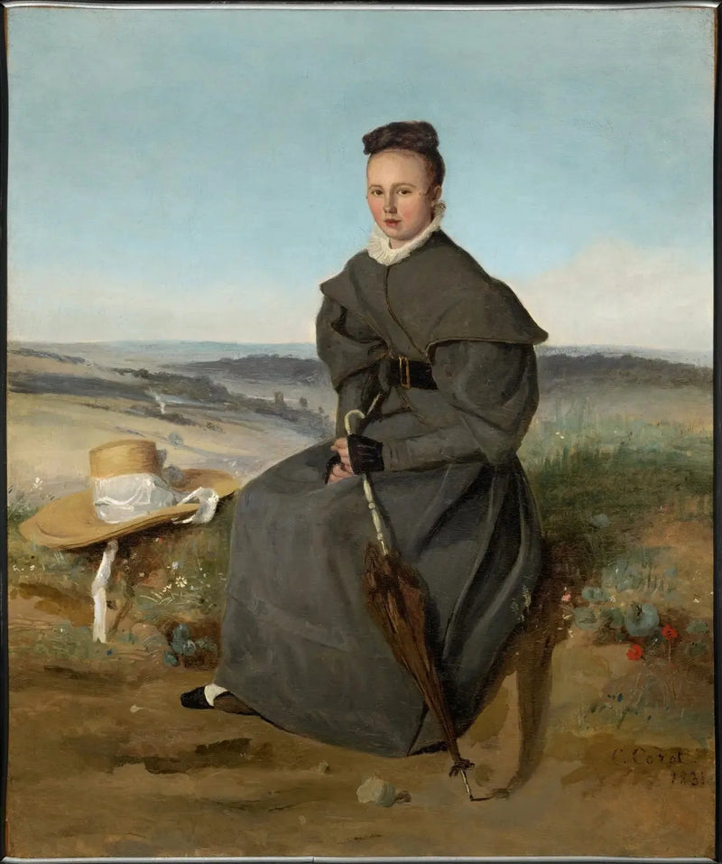 Louise Harduin sabahında - Jean-Baptiste Camille Corot