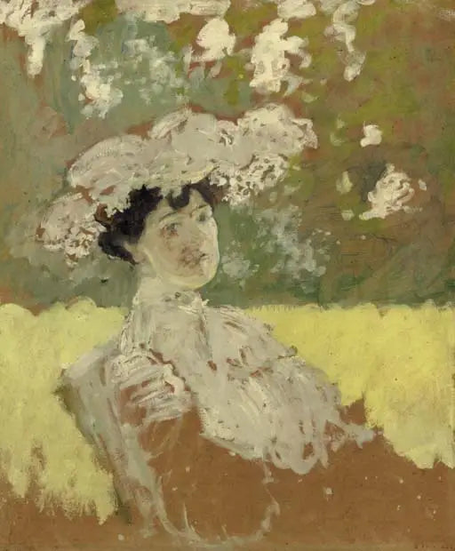 Lucie Hessel şapka ile - Édouard Vuillard