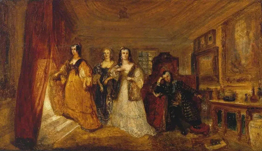 Lucy, Carlisle Kontesi ve Dorothy Percy'nin, Lord Percy'ye, İnfaz Altında Olduğu Zaman Ziyareti ... - J. M. W. Turner