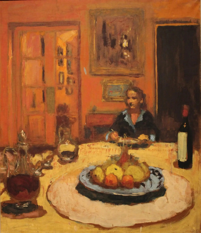 Lulu yemek odasında, Napoli Caddesi - Édouard Vuillard