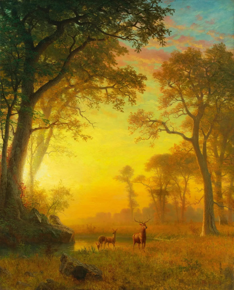 Ormanda Işık - Albert Bierstadt
