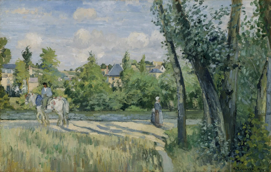 Güneş Işığı Yolda, Pontoise - Camille Pissarro