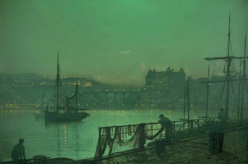Scarborough Işıkları - John Atkinson Grimshaw