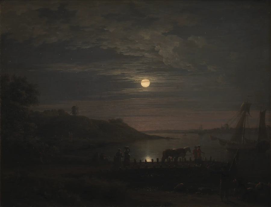 Traversée du Petit Belt au clair de lune – Jens Juel