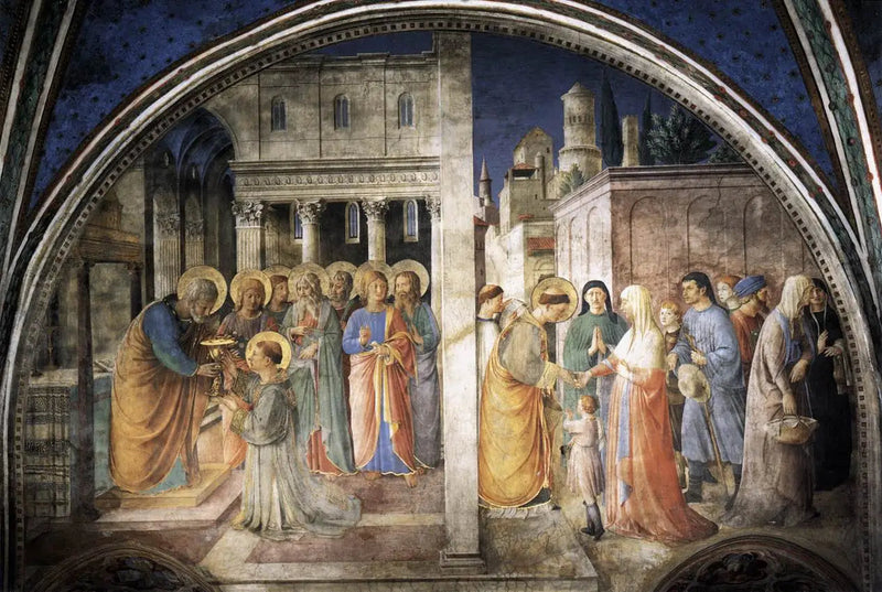 Nicoline Şapeli Batı Duvarı Gözlüğü - Fra Angelico