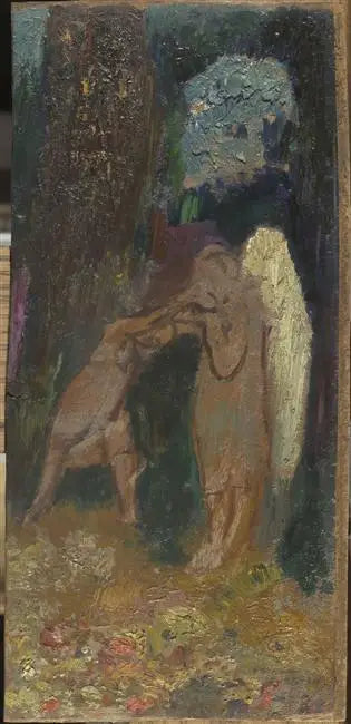 Yakup'un Meleğe Çarpışması - Odilon Redon