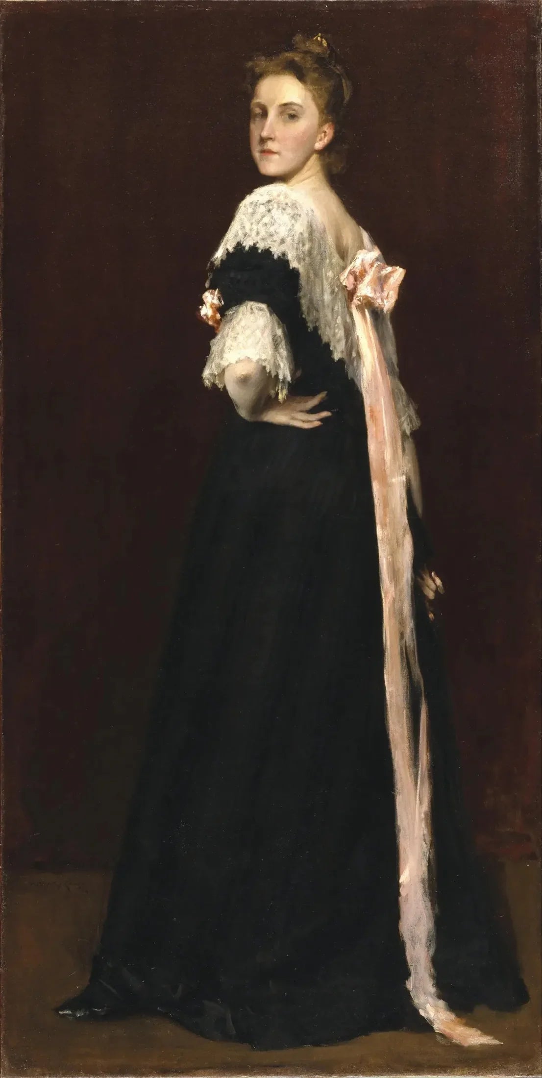 Lydia Field Emmet - William Merritt Chase image 1 reproduction artisanale de tableau
