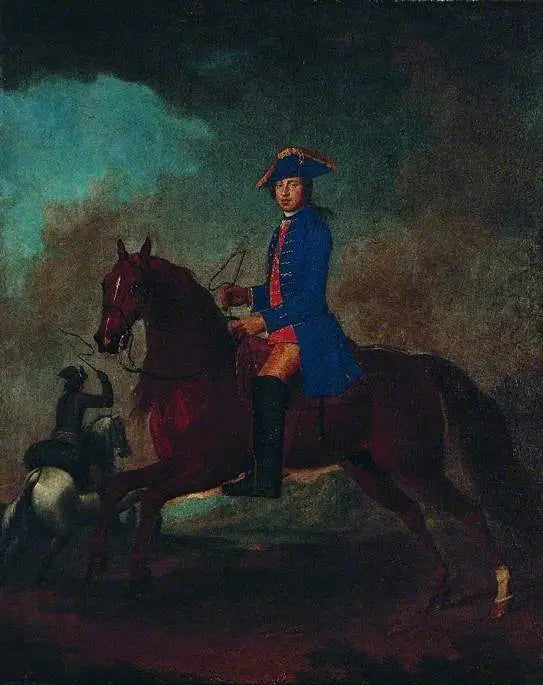 M. Dawson de Retford avec son serviteur - George Stubbs - Alpha Reproduction