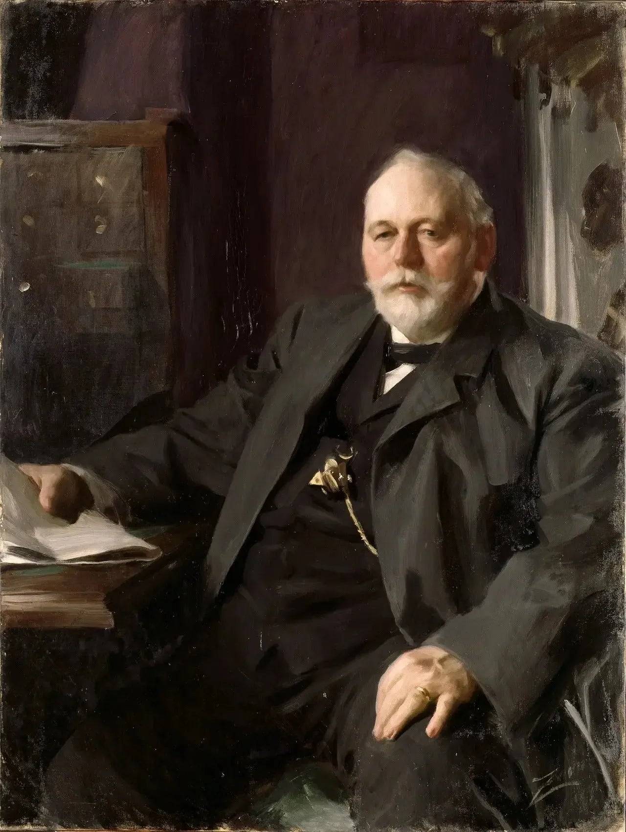 M. Frans R. Heiss - Anders Zorn image 1 copie peinte à la main à l’huile
