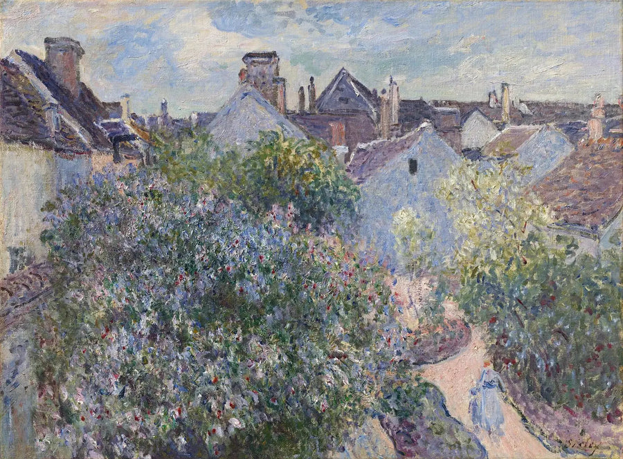 Moret'teki Evim - Alfred Sisley
