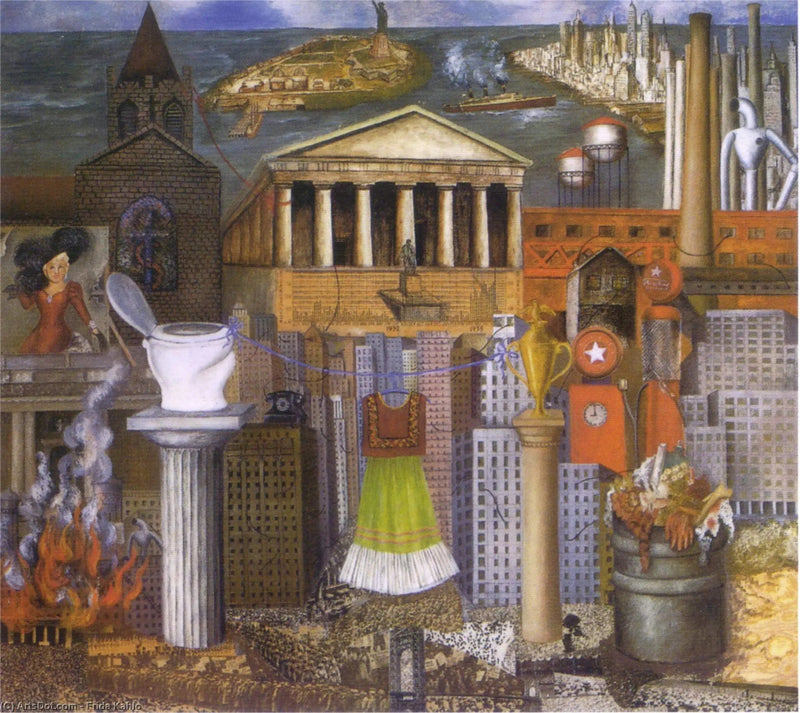 Elbisem orada asılı duruyor - Frida Kahlo