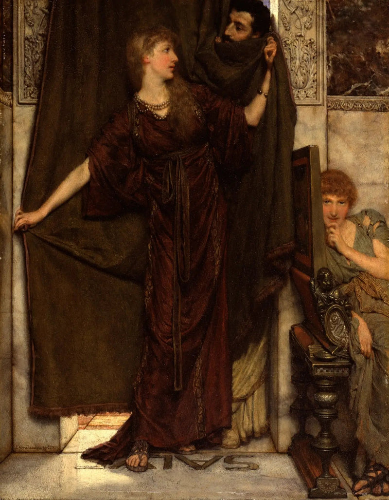 Kız kardeşim burada değil - Lawrence Alma-Tadema