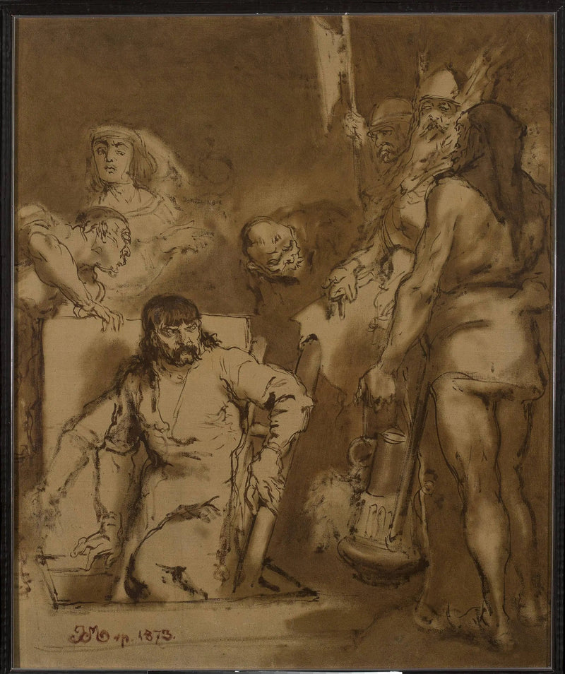 Maćko Borkowic, kroki - Jan Matejko