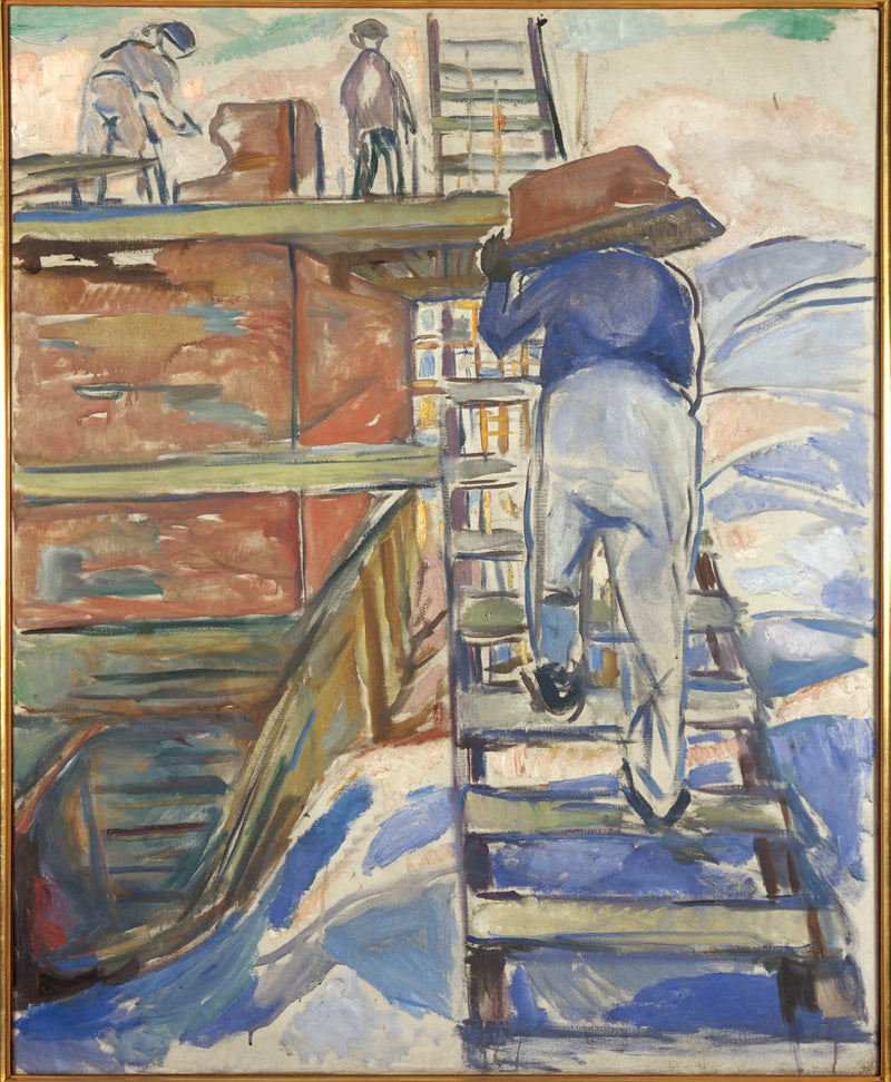 Merdivendeki Mason - Edvard Munch
