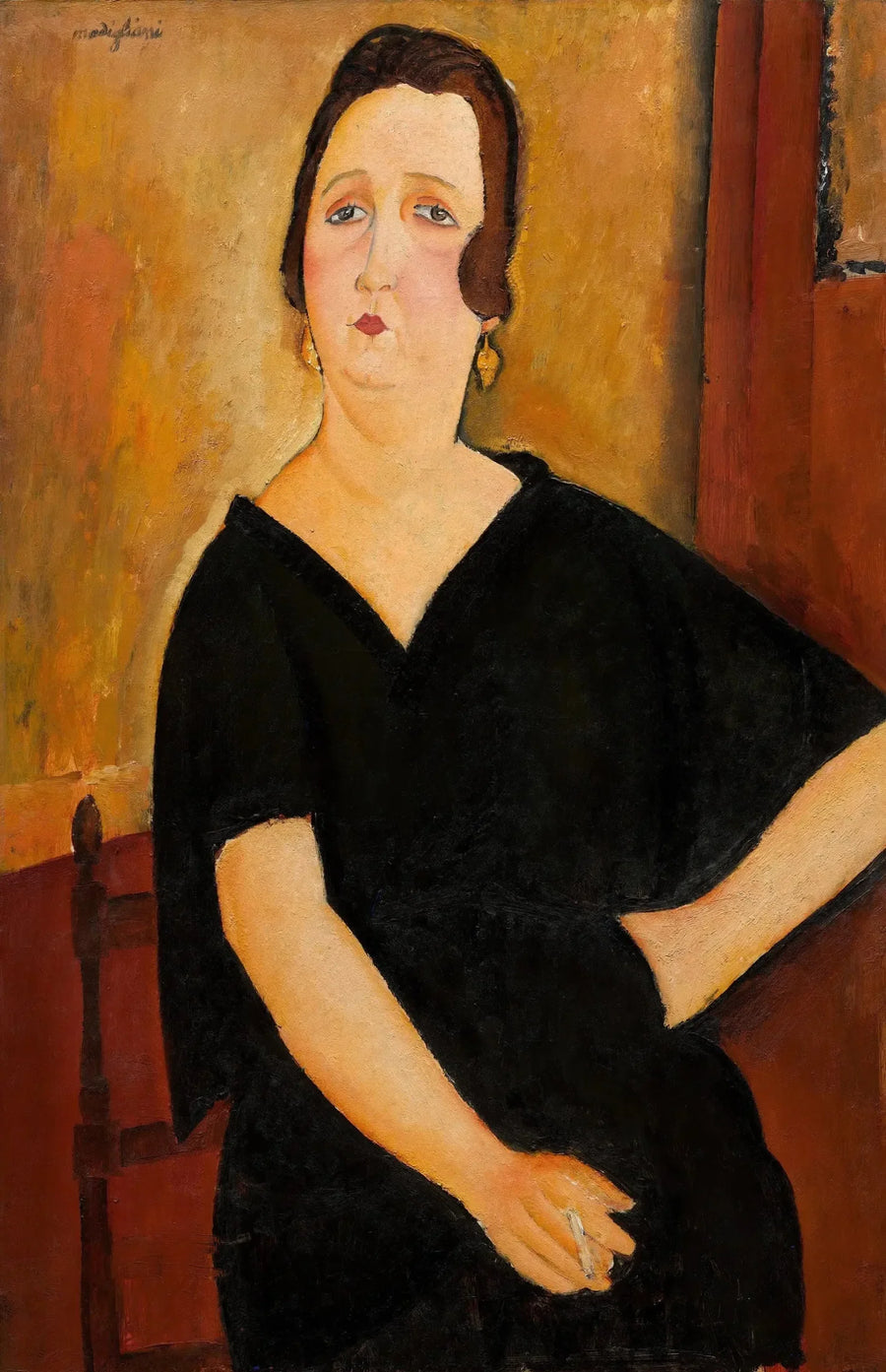 Madame Amédée (Sigara İçen Kadın) - Amedeo Modigliani