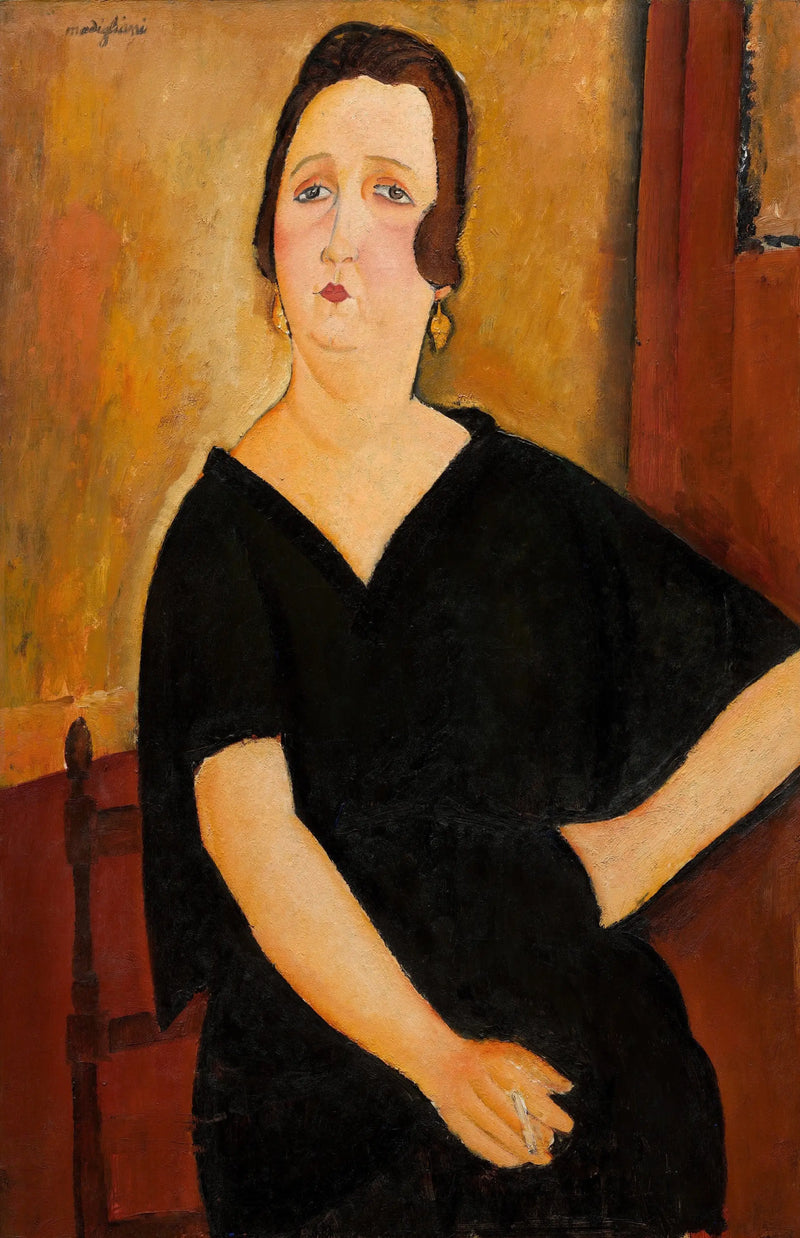 Madame Amédée (Sigara İçen Kadın) - Amedeo Modigliani