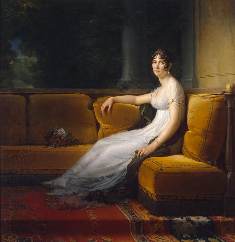 Madame Bonaparte'nin Malmaison salonundaki portresi - François Gérard