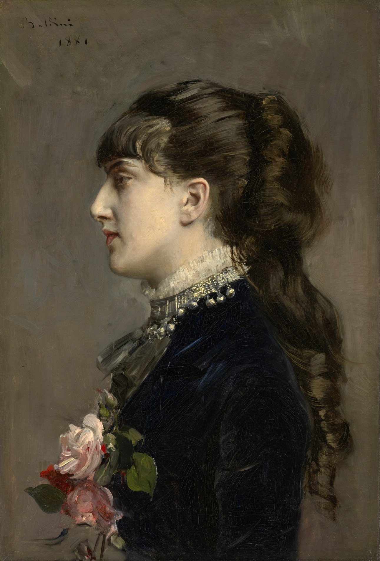 Madame Céline Leclanché - Giovanni Boldini