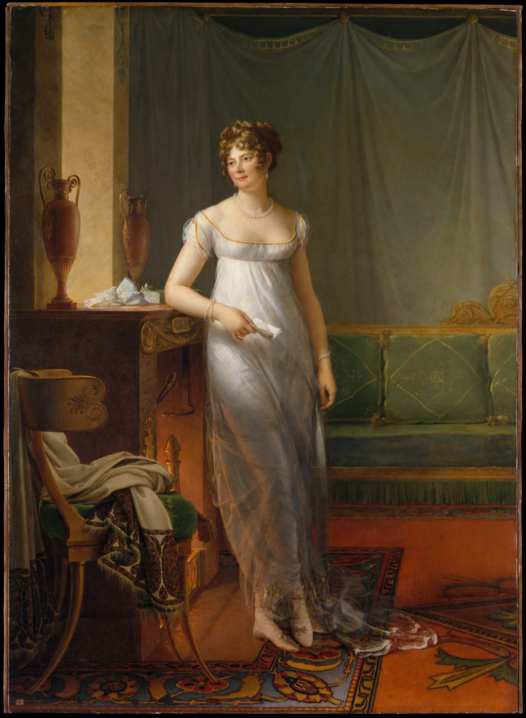 Madame Charles Maurice de Talleyrand Périgord (1761–1835) - François Gérard - Alpha Reproduction