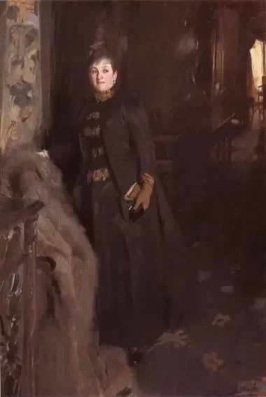 Madame Clara Rikoff - Madame Salomon'un kardeşi - Anders Zorn