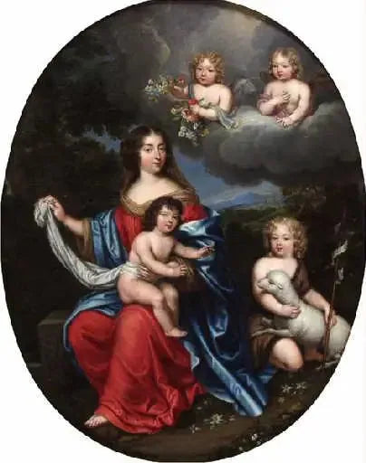 Madame de Montespan ve çocukları - Pierre Mignard