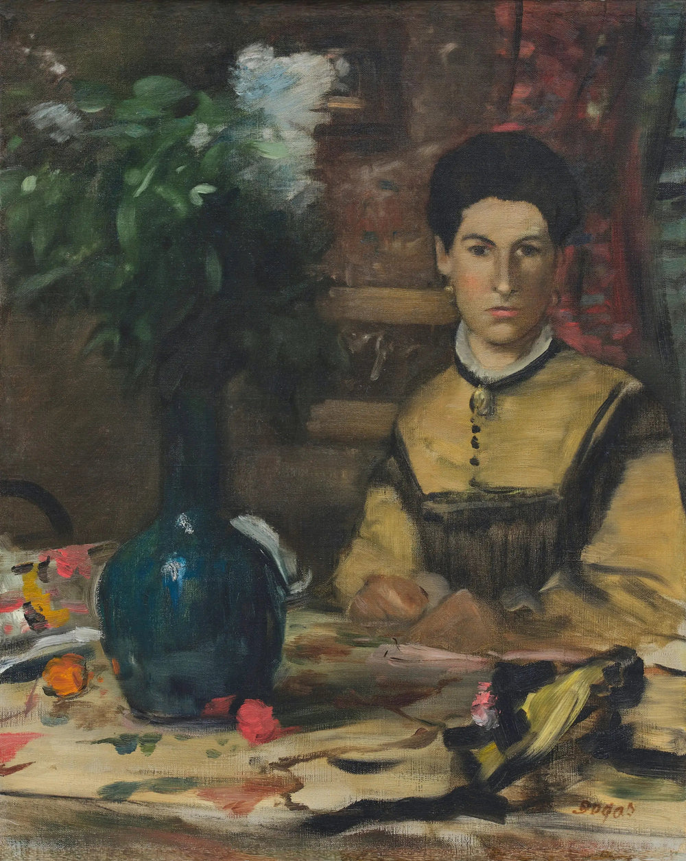 Reproduction du tableau « Madame de Rutté - Edgar Degas » par Alpha Reproduction en peinture à l’huile