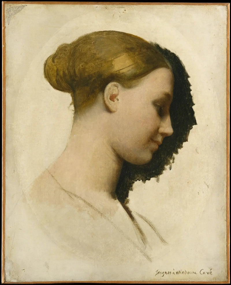 Madame Edmond Cavé (Marie-Élisabeth Blavot, 1810 doğumlu) - Jean-Auguste-Dominique Ingres