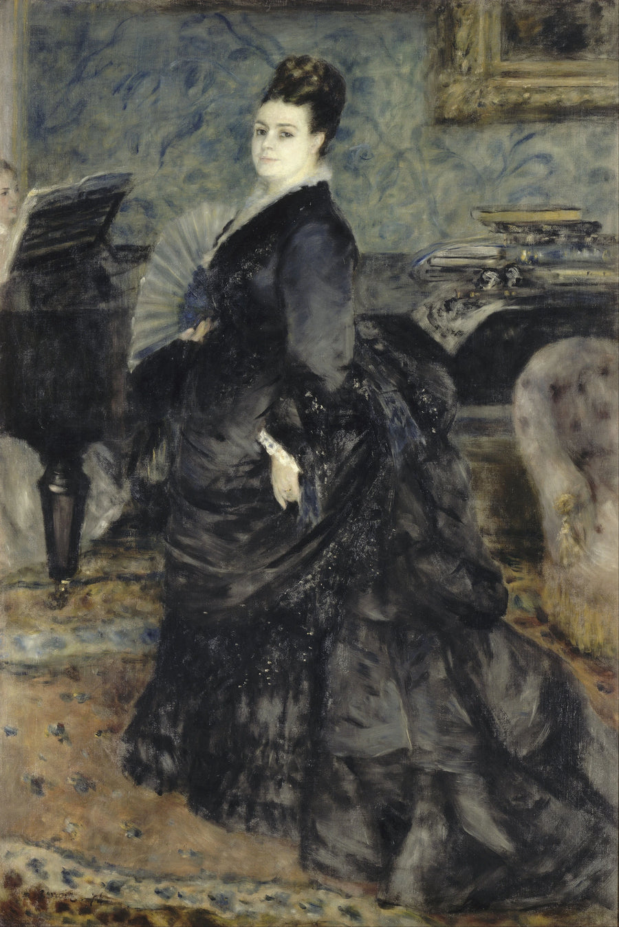 Kadın Portresi, Mme Georges Hartmann olarak bilinir - Pierre-Auguste Renoir