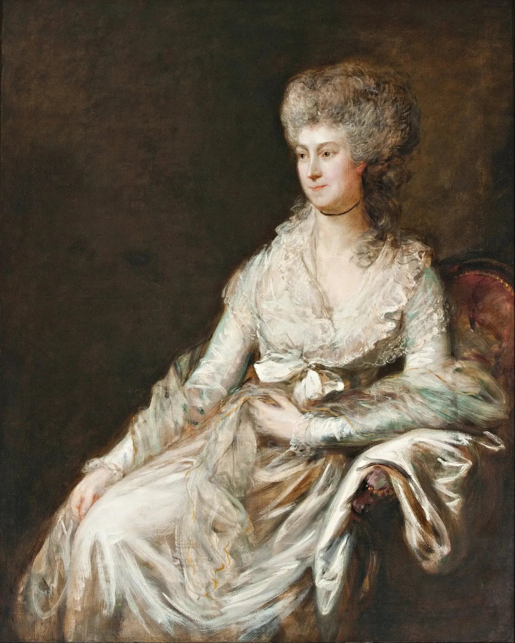 Madame Lebrun - Thomas Gainsborough image 1 reproduction de peinture à l’huile