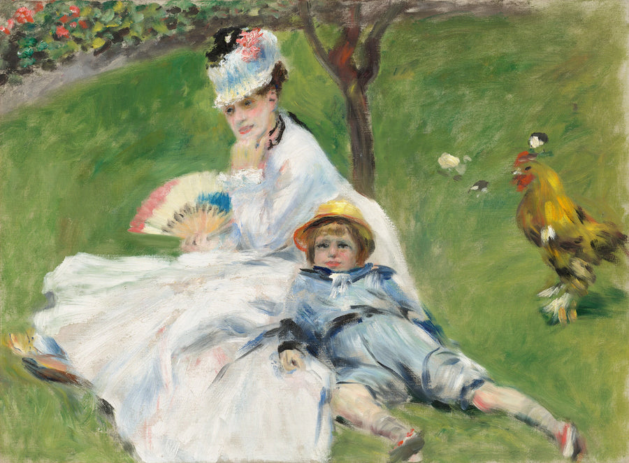 Madame Monet et son fils - Auguste Renoir